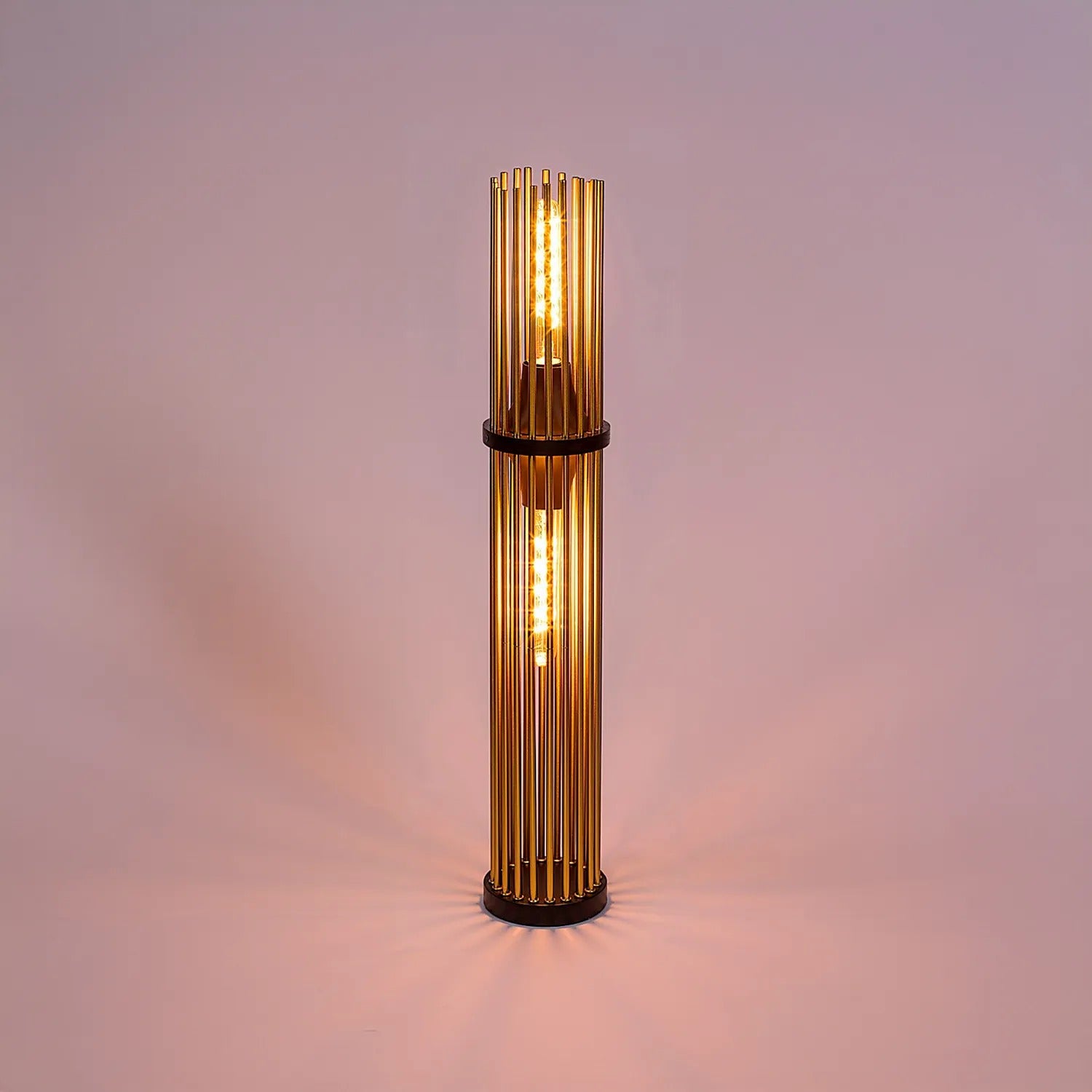 Lampa podłogowa stojąca Roxas czarna miedziana 2xE27x40W wym: 71 x 12 x 12 cm metal Rabalux