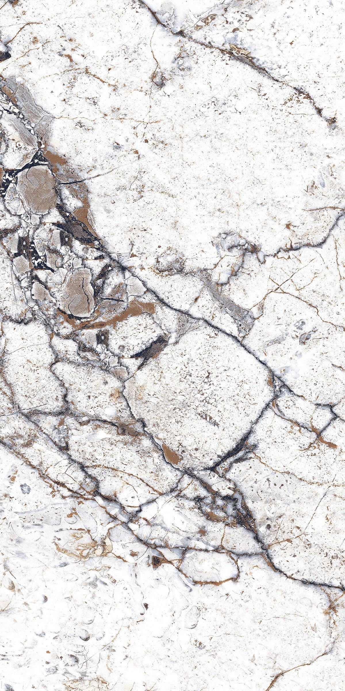 Carrelage sol / mur effet marbre blanc STRATO l.60 x L.120 cm Brillant LIMCARO - 4