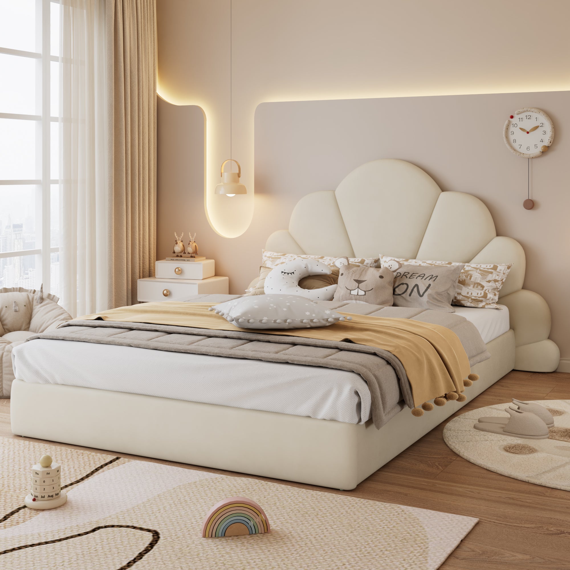 Testiera Struttura Letto 140 Letto Imbottito 140 X 200 Cm Con