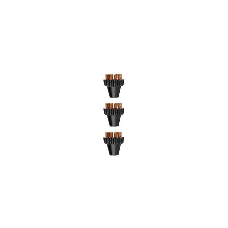 Lot De 3 Brosses En Laiton Pour Barbecue - Nettoyage Grilles Et Soudure - Poils Acier/nylon - 24cm