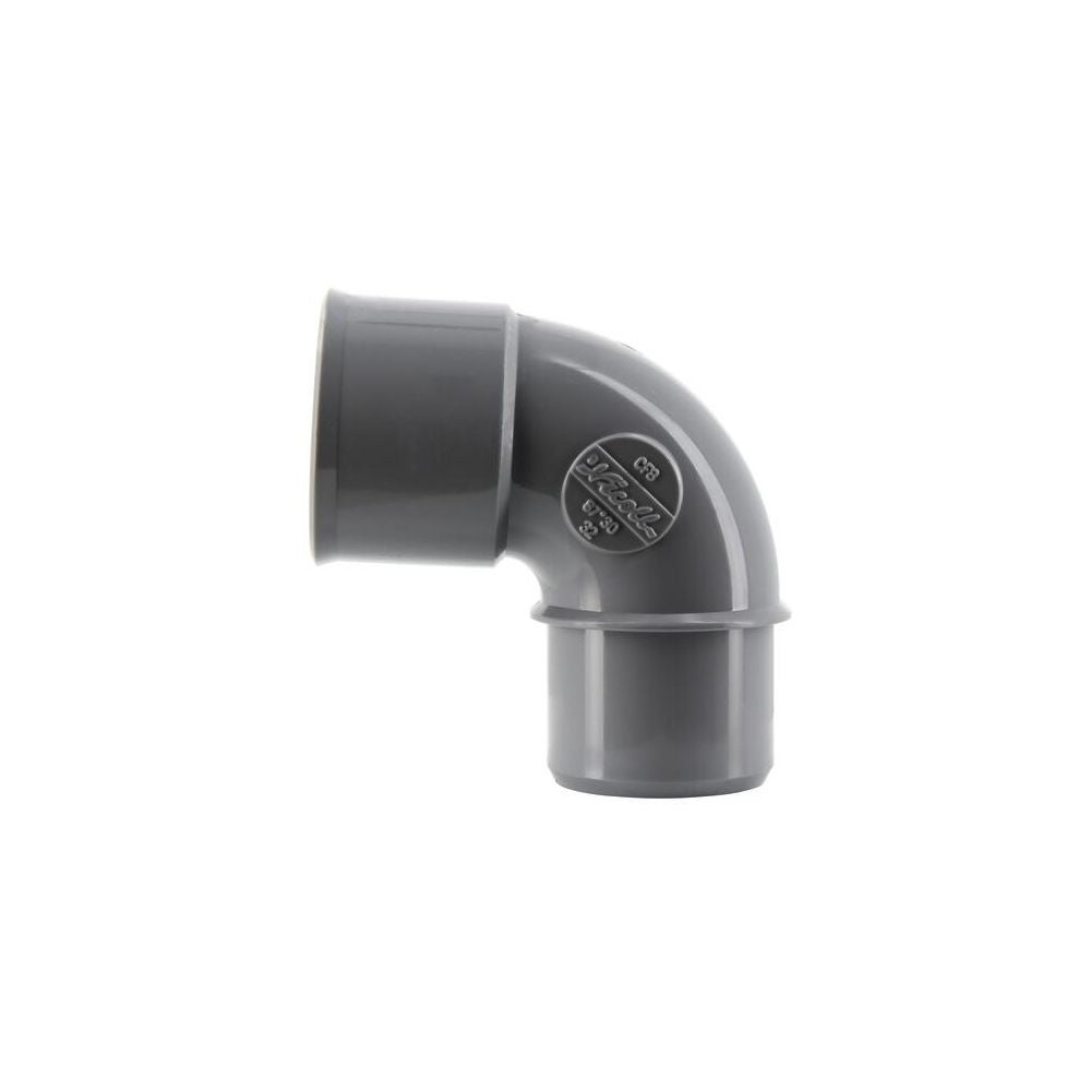 NICOLL Coude 87°30 PVC évacuation Mâle Femelle Ø32 - 2