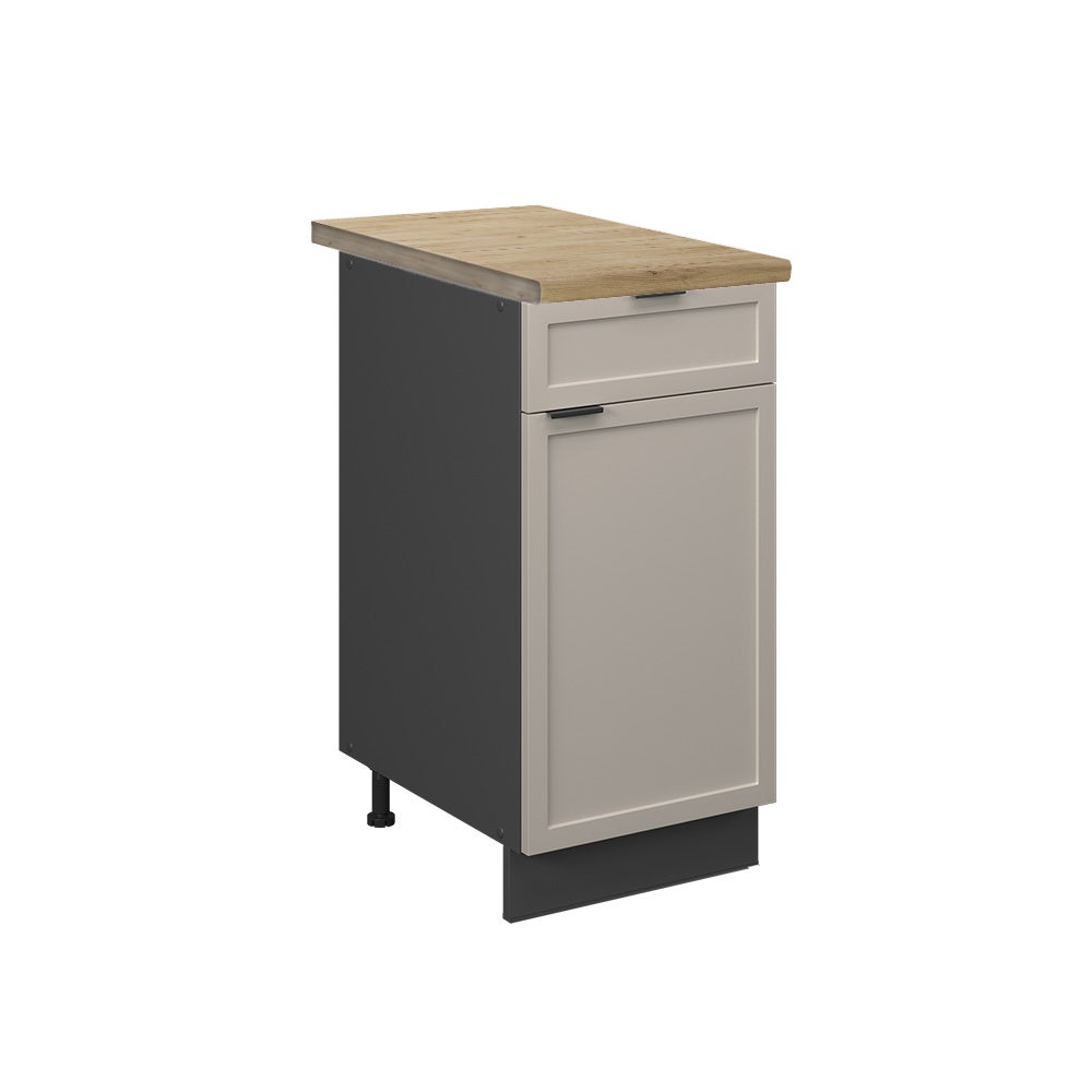 Vicco Szafka dolna do kuchni Fame-Line, GreyBeige, 40 cm , BP Dąb