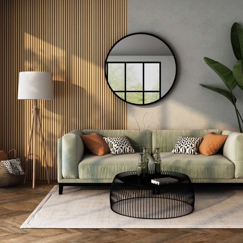 Panneaux Acoustiques Décoratifs en MDF – Lot de 4, Chêne Blanc, 240x60cm - 6