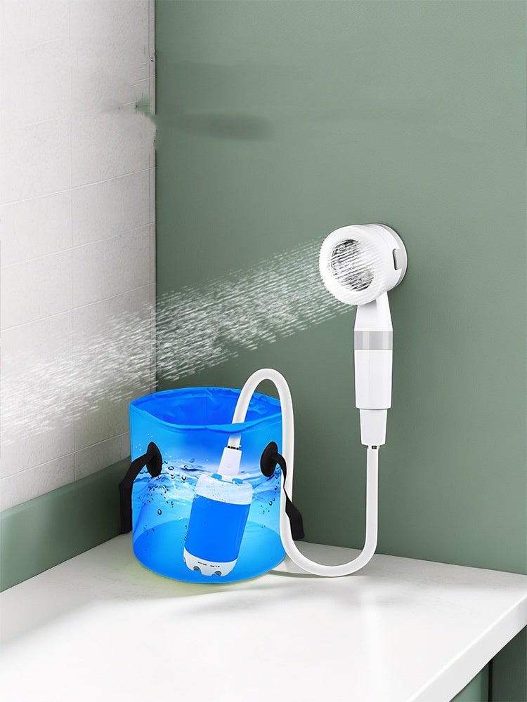 Douche portable douche de camping avec tête de douche vanne d'arrêt - 3