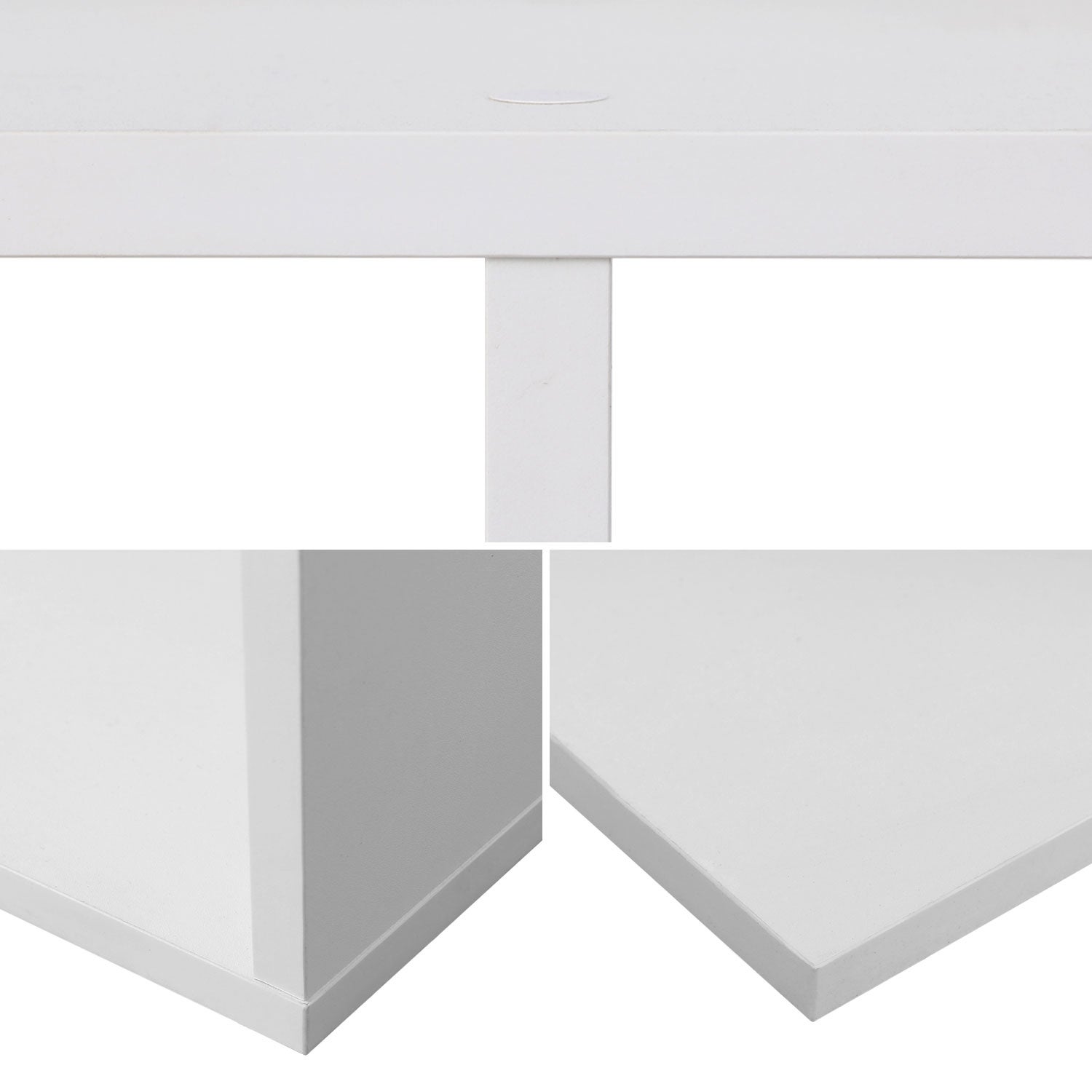 Bibliothèque pour Séjour en MDF Blanc H. 190.5 x l. 23.5 x P. 70.0 cm - 4