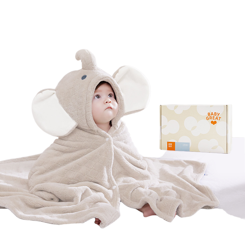 Serviette Bain Bébé Capuche Set De 3 Serviettes De Bain à Capuche Bébé - Super Absorbantes En Peluche De Corail, Sortie De Bain Cape Bain Bebe