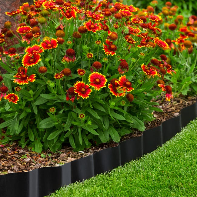 Relaxdays Bordo Per Aiuole In Ferro Zincato - Recinzione Antiradice 16cm X 12m Per Giardino - Foto 13