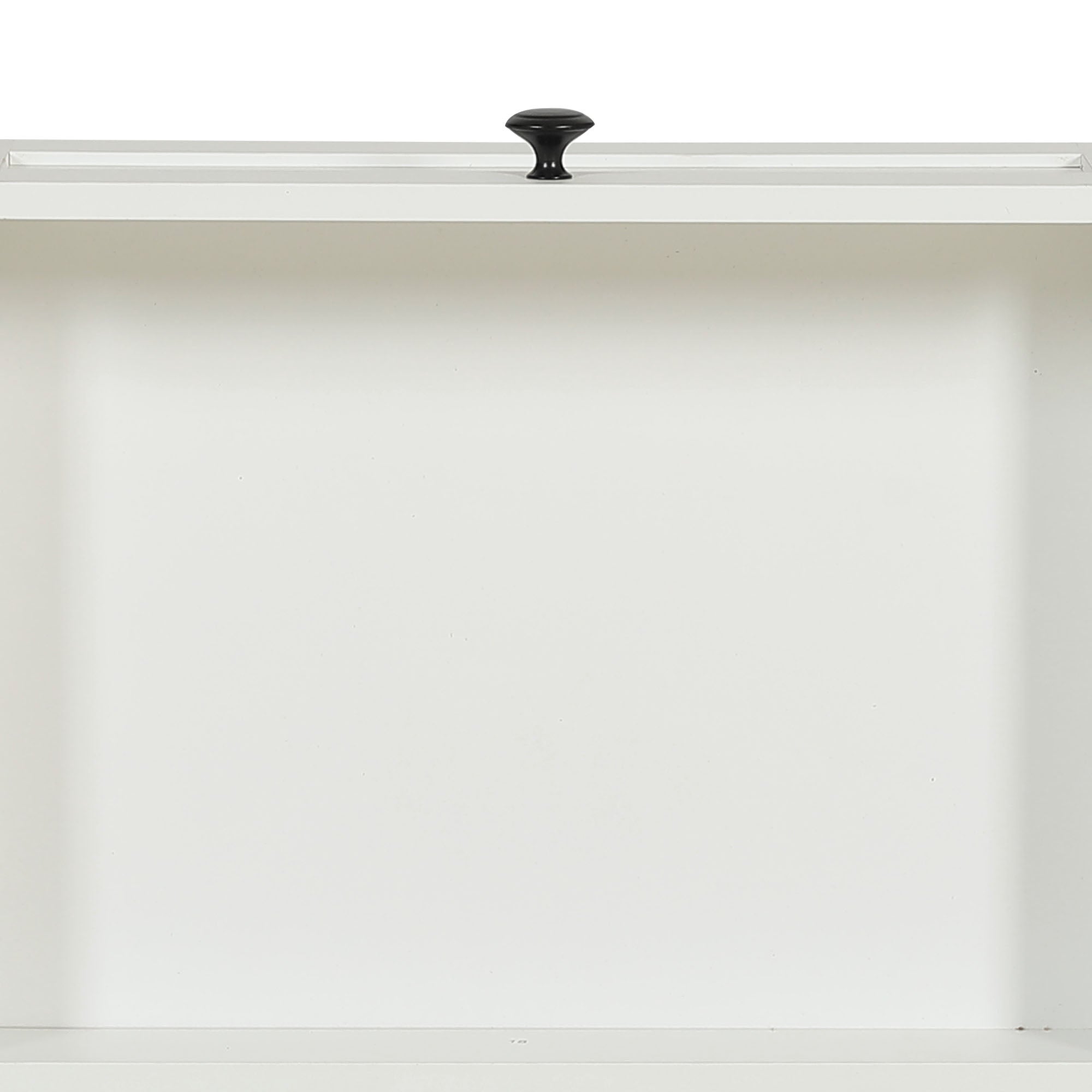 YITAHOME Buffet de cuisine multi-rangement avec Space de Poubelle - 1 Tiroir - Rangement latéral - Blanc - 9