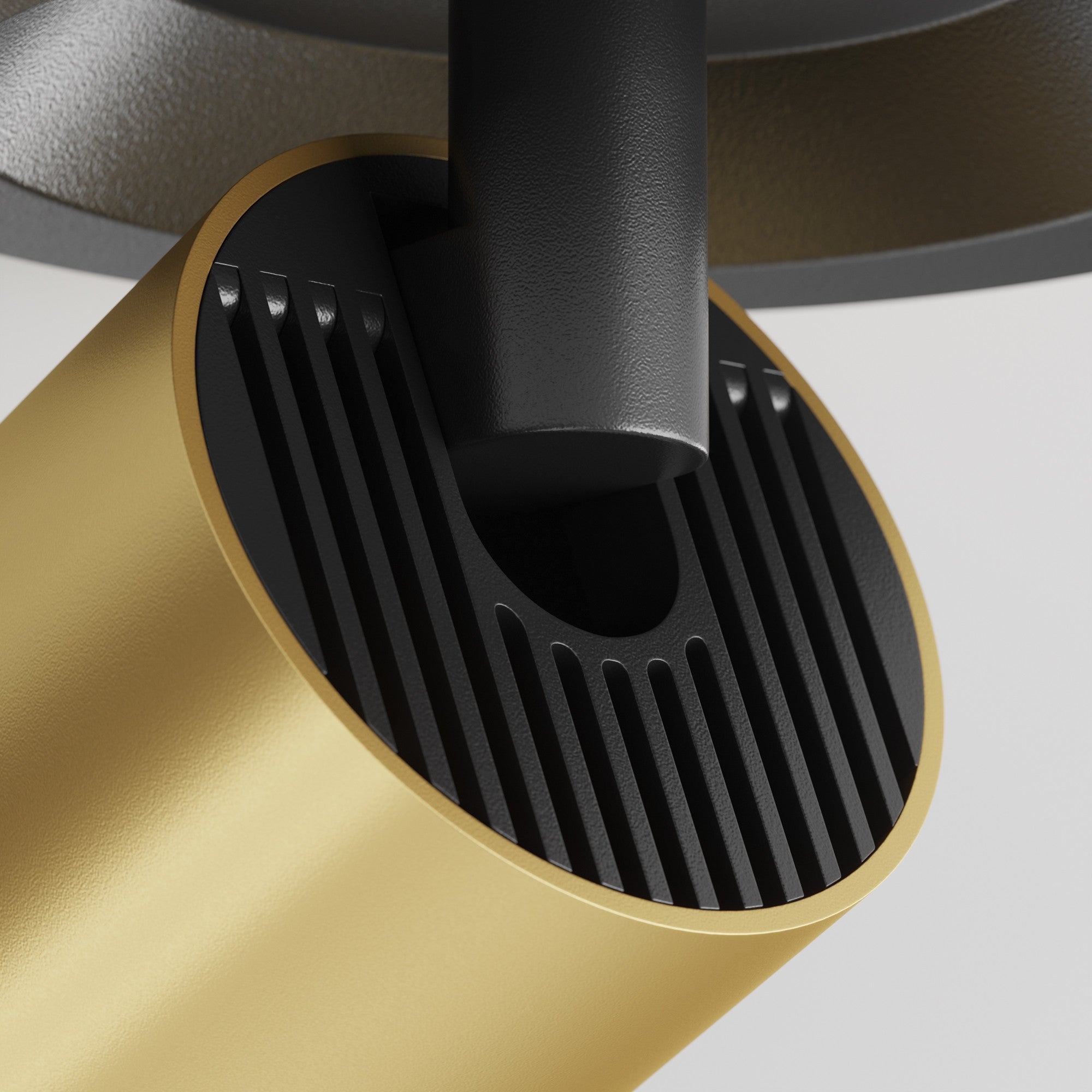 Oprawa sufitowa wpuszczana Focus S czarno-złota 1xGU10x10W okrągła ruchoma IP20 wym: 12,3 x 5,2 x 5,2 cm aluminium Maytoni - 3
