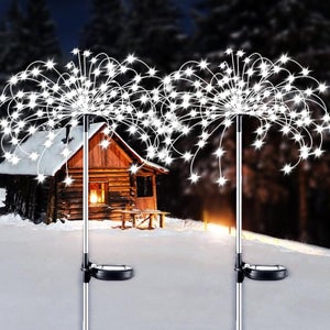 Ziurmut Luci Esterne solari Medusa | Confezione da 2 luci solari da Giardino Luci solari per