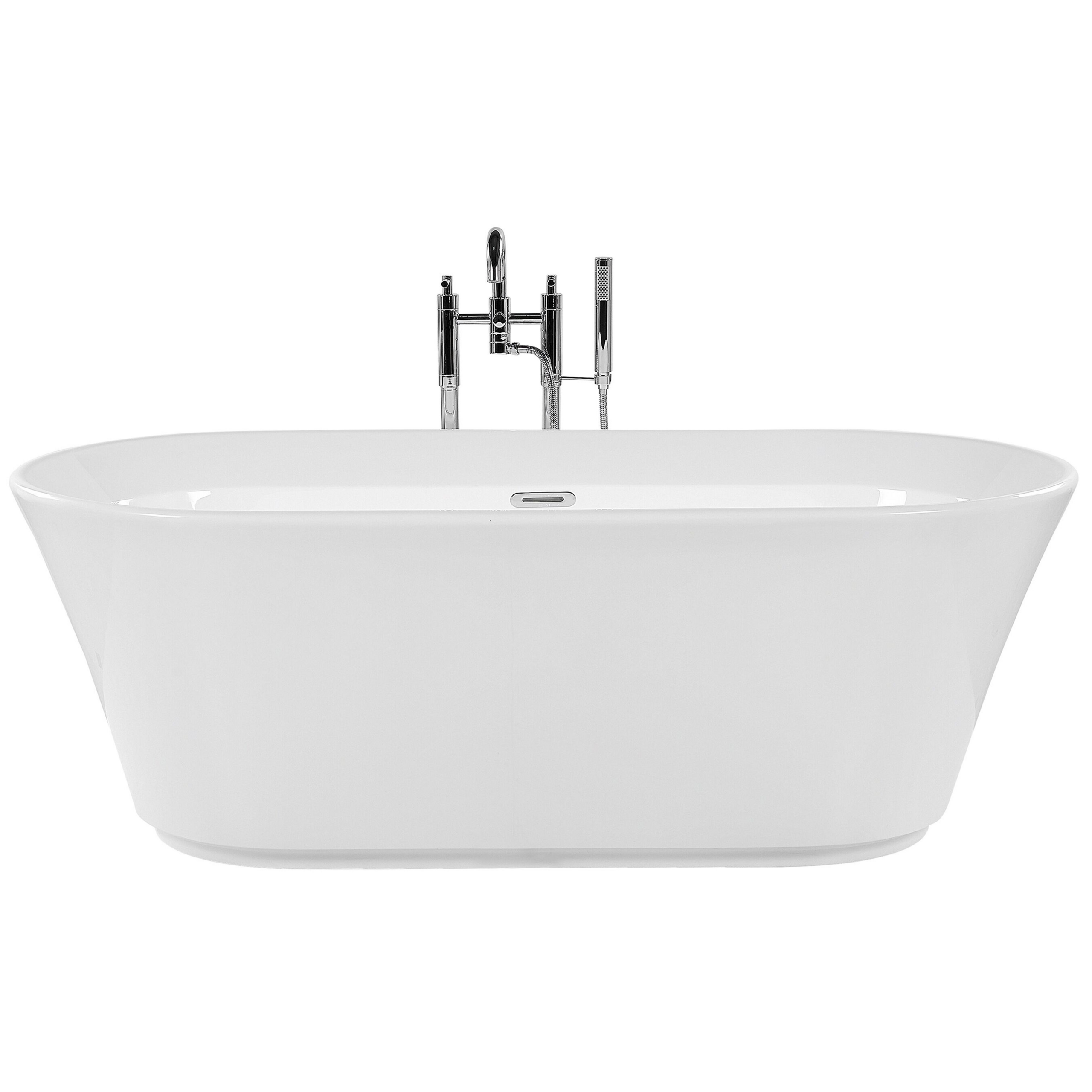 Cadă freestanding OVALLE 170 x 80 cm Alb