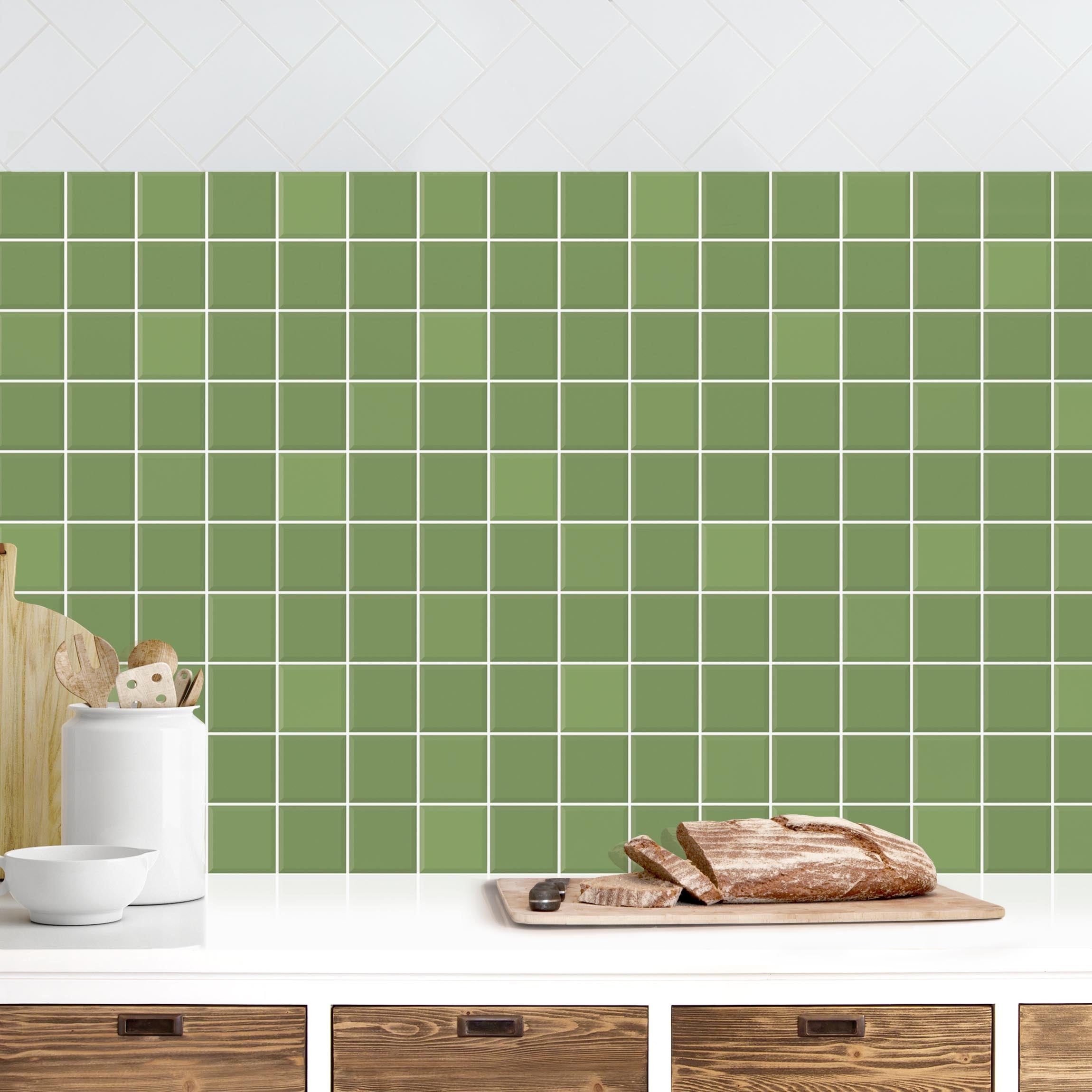 Cr dence Cuisine Carreaux De Mosa que Vert 300 X 60 Cm Leroy Merlin cr-dence-cuisine-carreaux-de-mosa-que-vert-300-x-60-cm-leroy-merlin