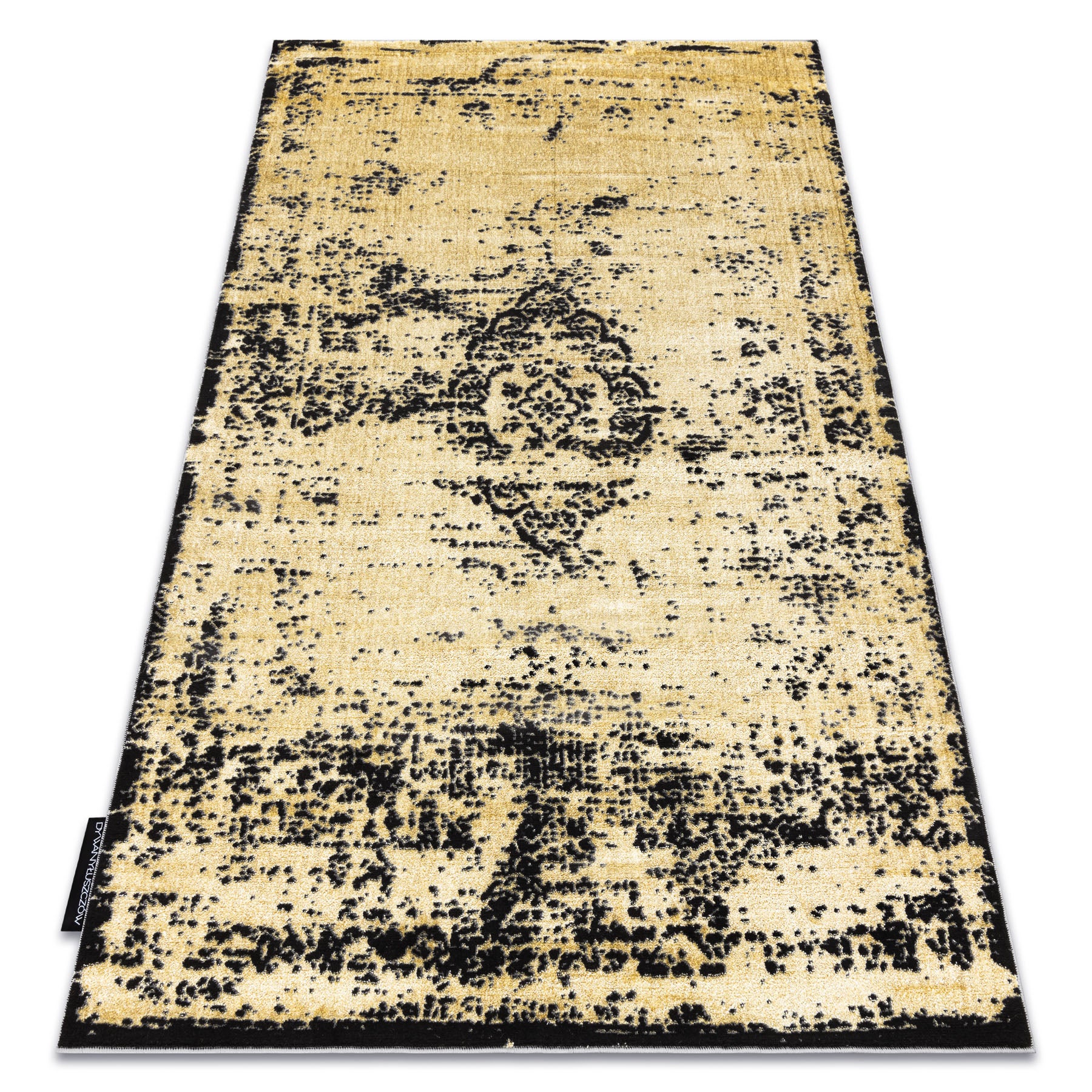 Alfombra de luxe moderna 2083 ornamento vintage - structural oro / gris 240x340 cm