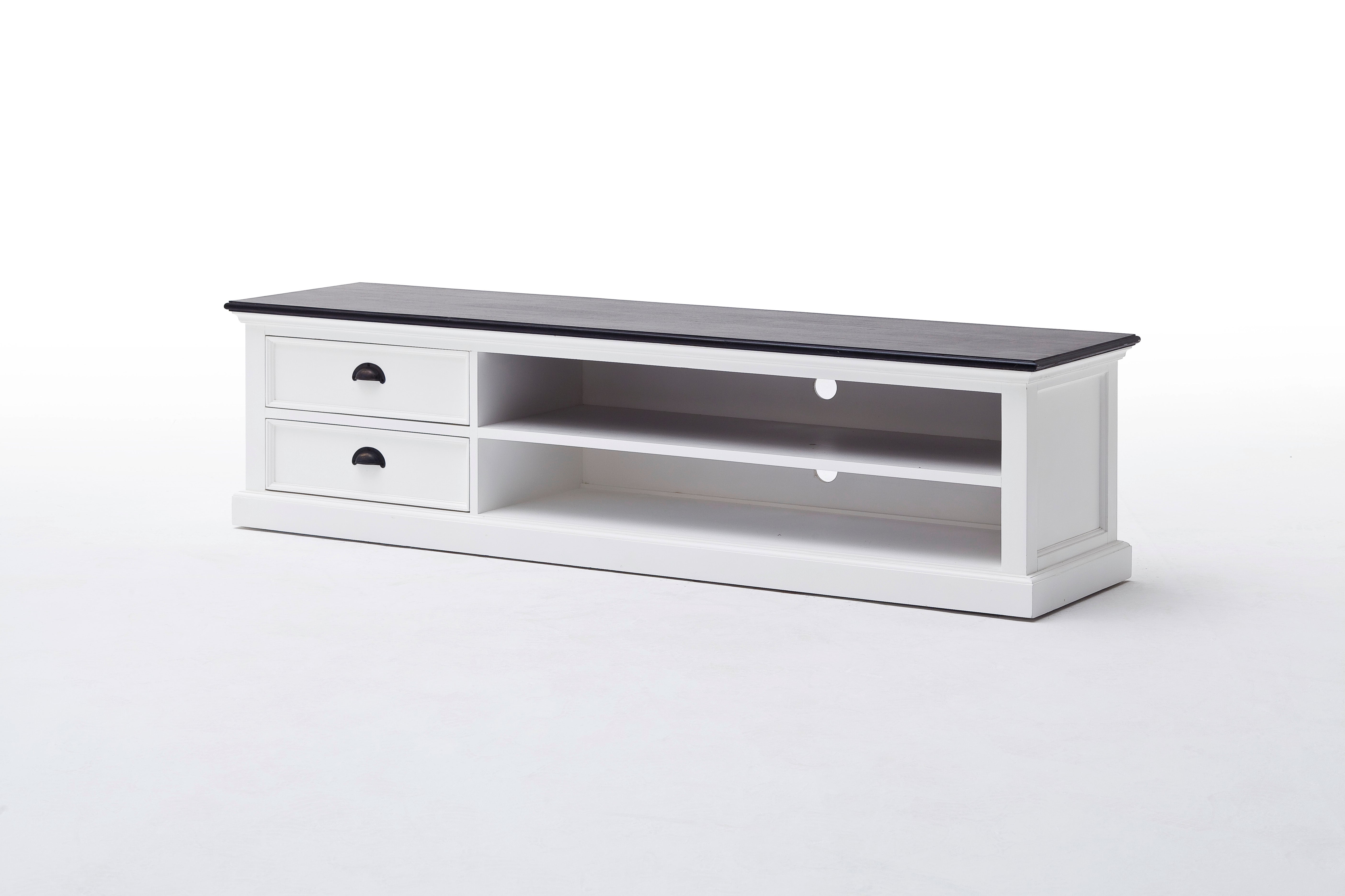 Meuble de rangement commode 4 tiroirs coulissants façade motif à