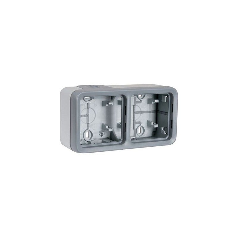 Boîtier Legrand Sagane 91772 - Plexo 55, Embout Gris, Montage Horizontal - Neuf