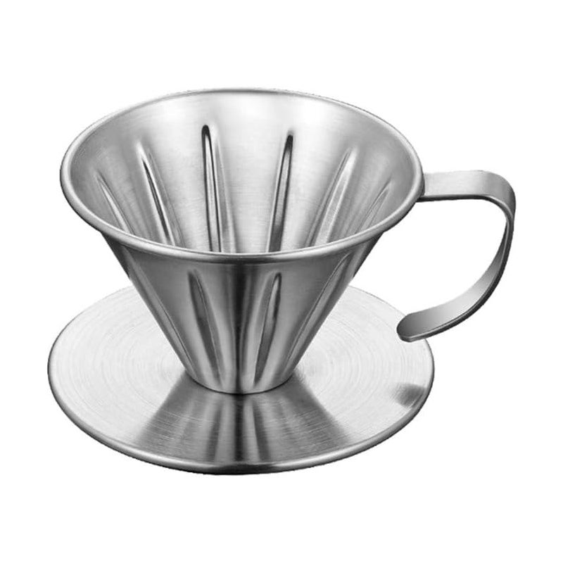 Uchwyt na filtr do kawy ze stali nierdzewnej, wielokrotnego użytku filtr do kawy, wielokrotnego użytku filtr do kawy V60, koszyki na kawę przelewową