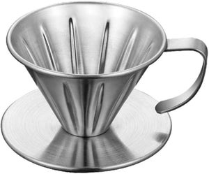 Filtro per Caffè in Acciaio Inox, Caffè Riutilizzabile, 800 Mesh Senza Carta Permanente Riutilizzabile Facile da Pulire, per la Preparazione Manuale del Caffès