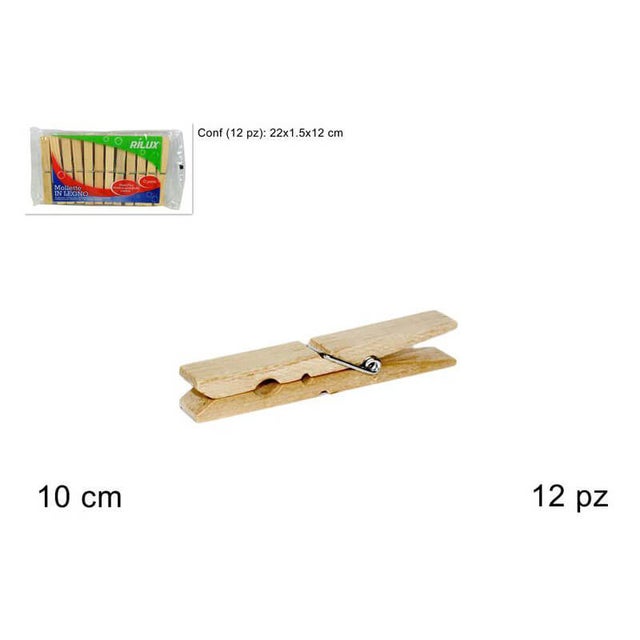 Idena - Set Di 45 Mollette In Legno Miniatura Per Fai Da Te E Decorazioni, 2.8 Cm - Foto 6