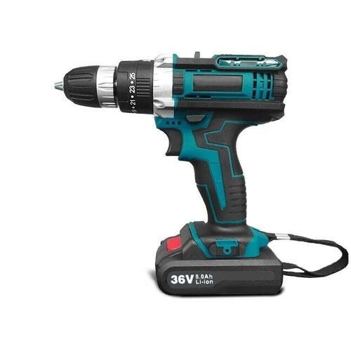 Trapano Avvitatore A Batteria 21V | 40N.m | 2 Batterie | 24 Accessori | Per Casa E Giardino - Foto 8