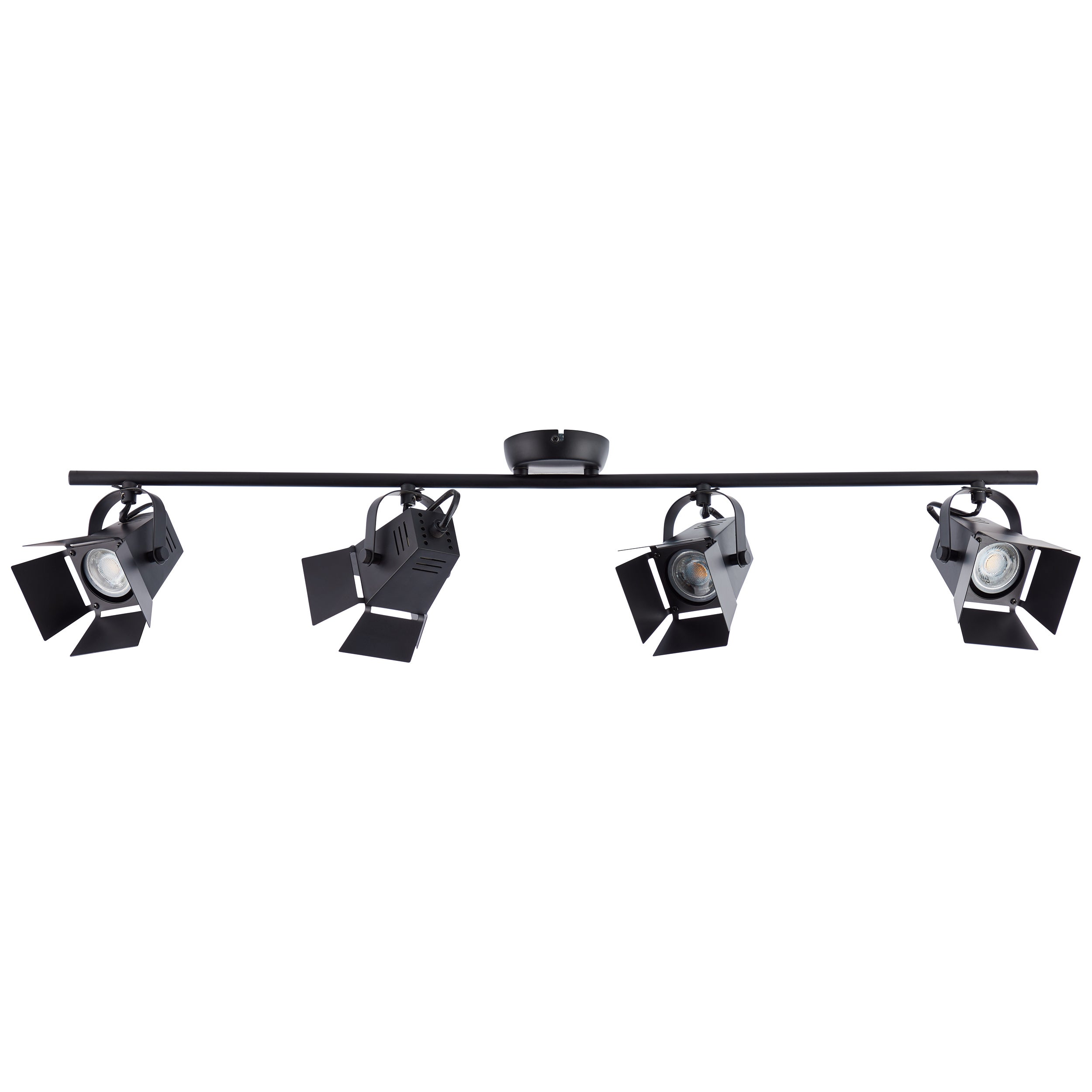 BRILLIANT spot matrix lampa 2-fl. czarna stal | 2x D45, E14, 40W, odpowiednia do lamp wiszących nie dołączonych | Obrotowe głowice - 2