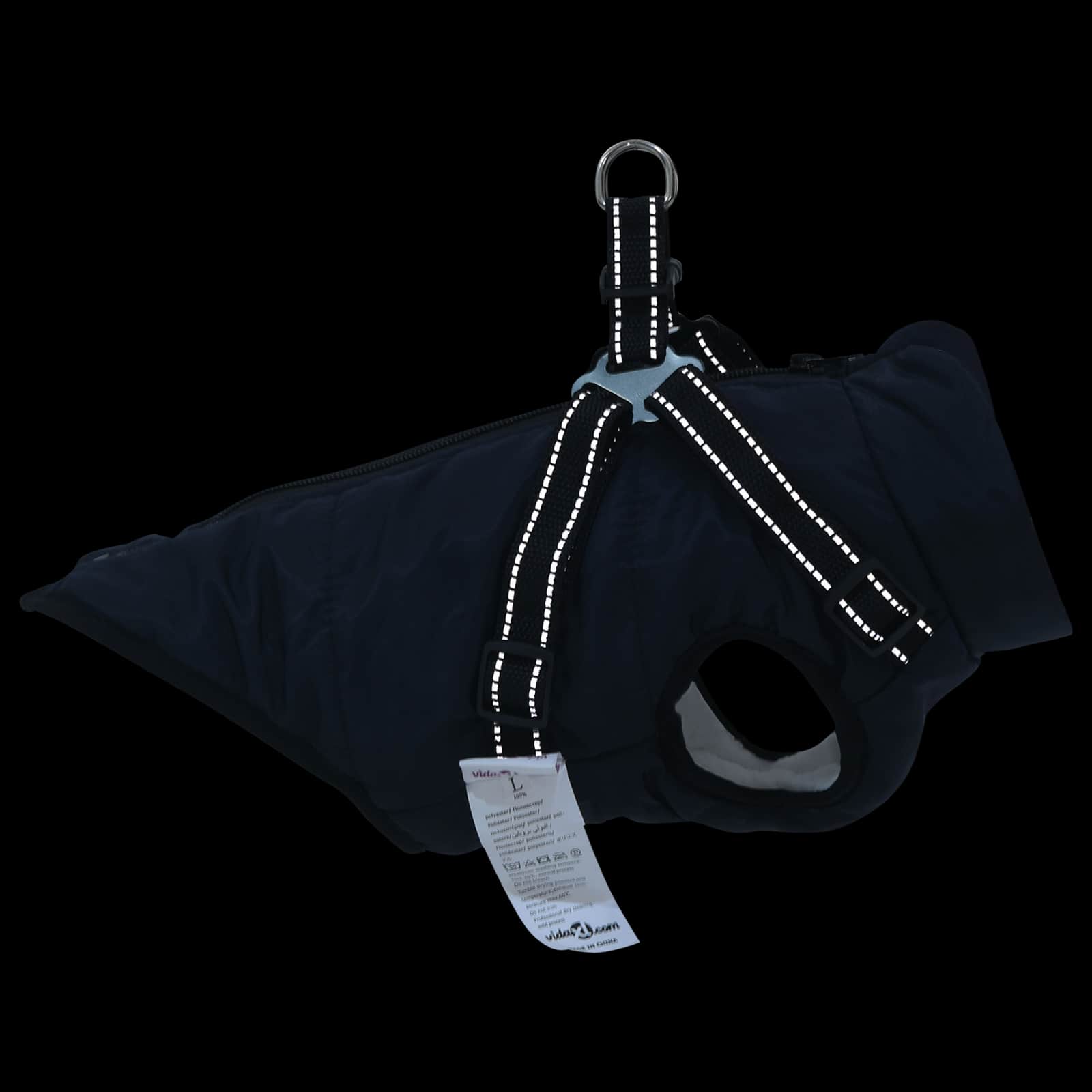 Abrigo para Perros Azul marino L28 Vellón y poliéster vidaXL - 9