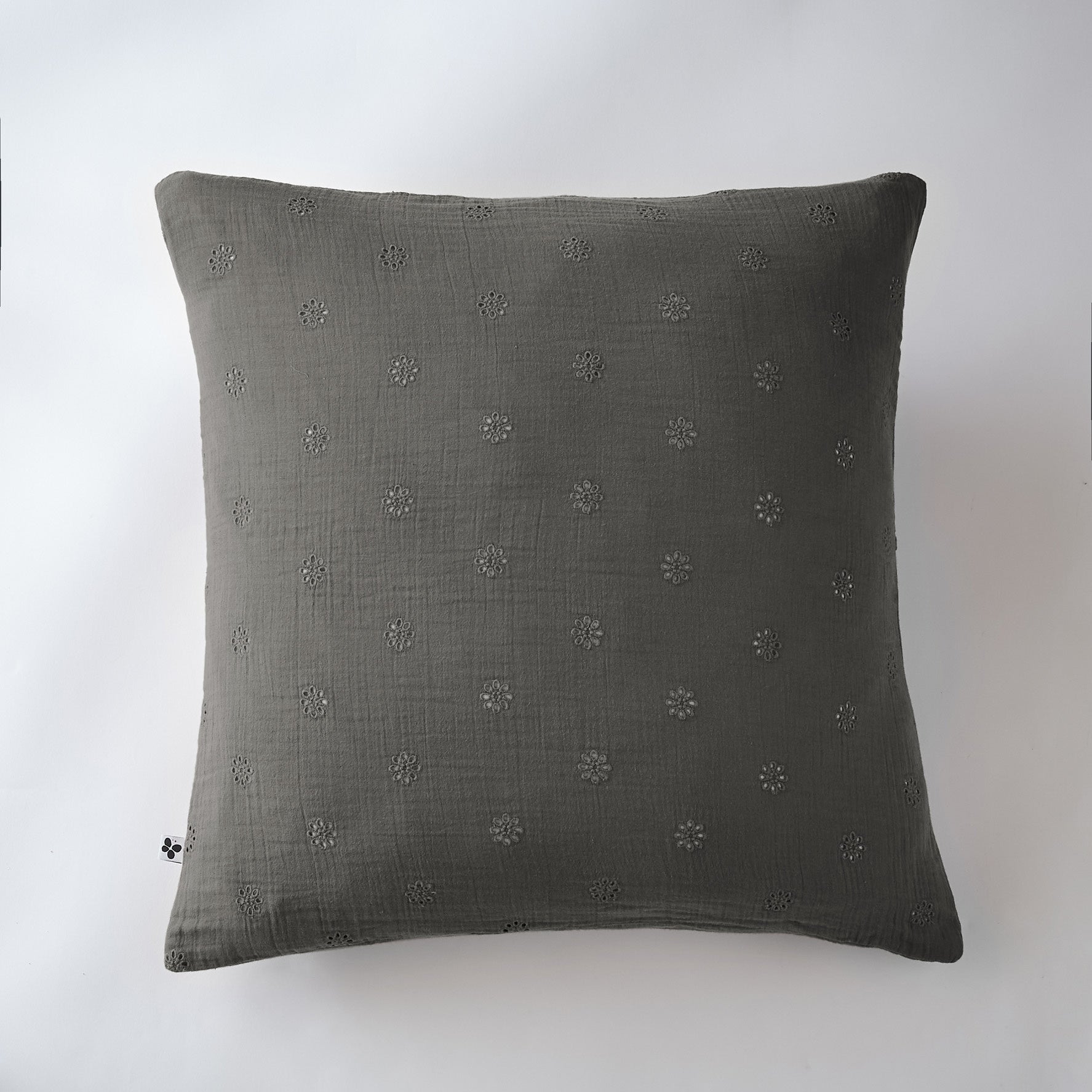 Housse de coussin ethnique brodée à la main, décoration de maison