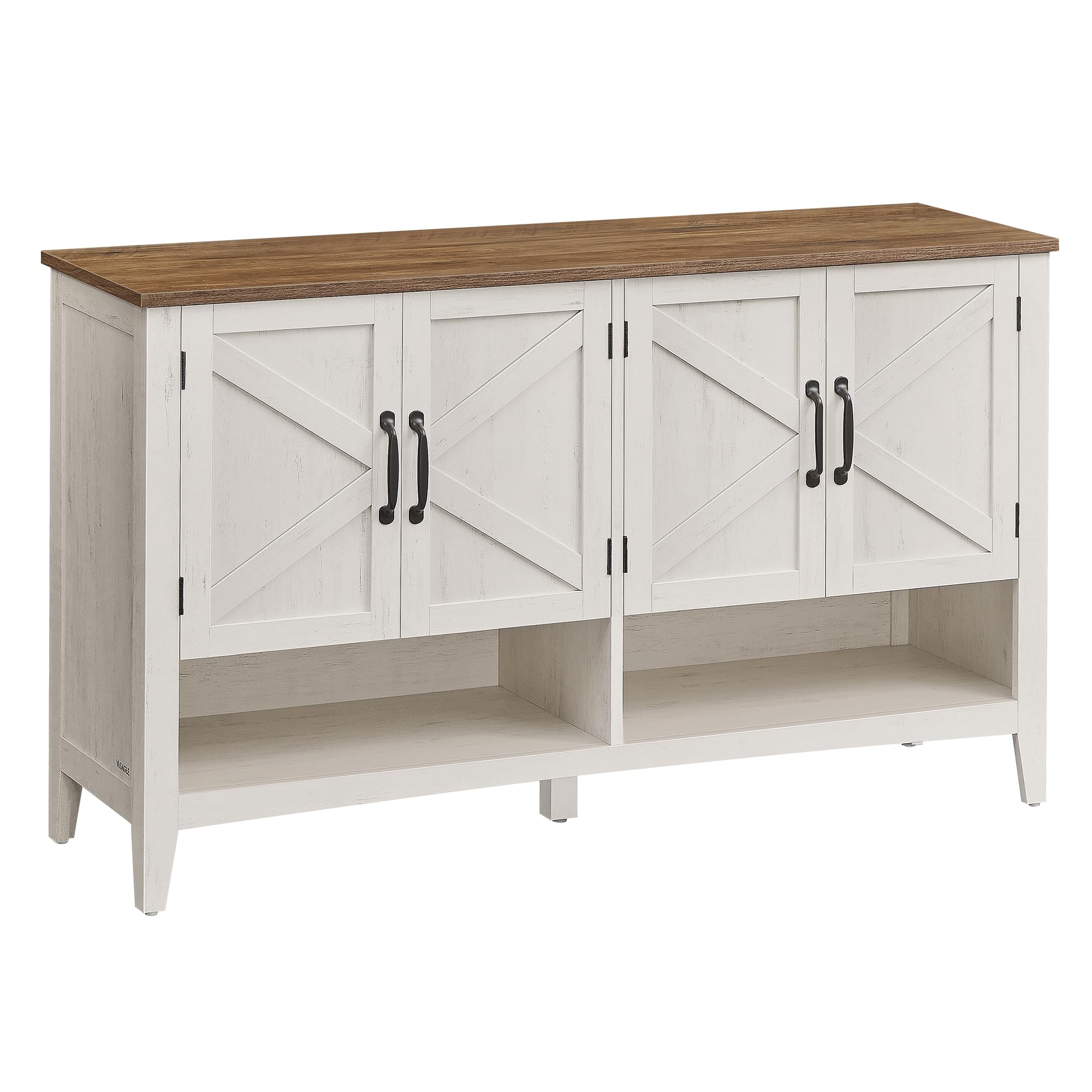 Mobiletto Porta Scarpe Vasagle A 3 Livelli - Stile Americano, Marrone Miele, Ripiani Regolabili, Per Ingresso - Foto 5