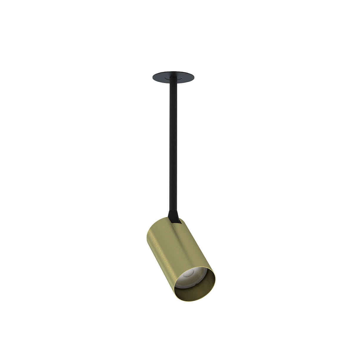 Lampa sufitowa wisząca Mono czarna-mosiądz 1xGU10x10W wym: 29 x 5,5 x 12,5 cm metal Nowodvorski Lighting