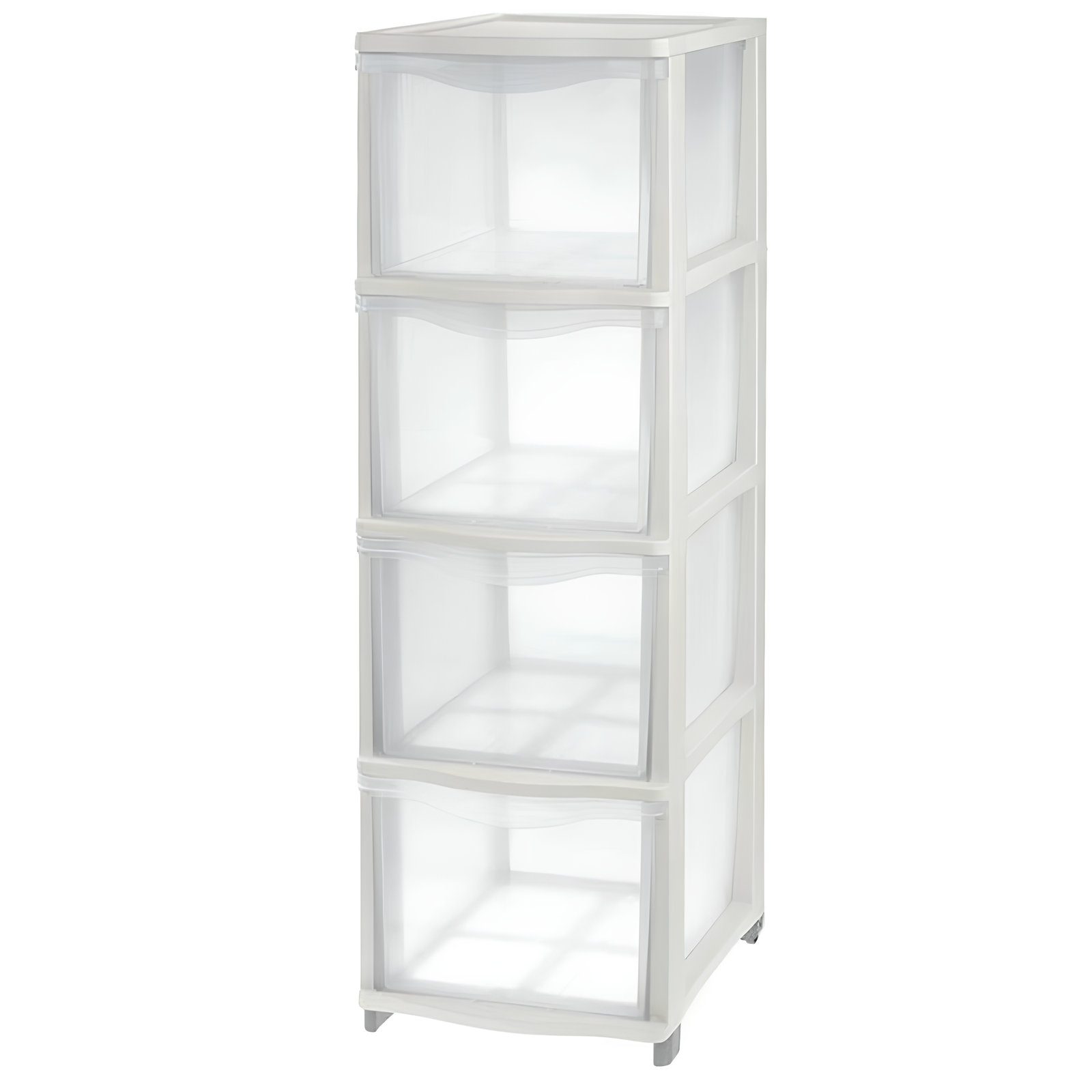 Cover Line commode Couleur Transparent-Crème Tontarelli | Leroy Merlin