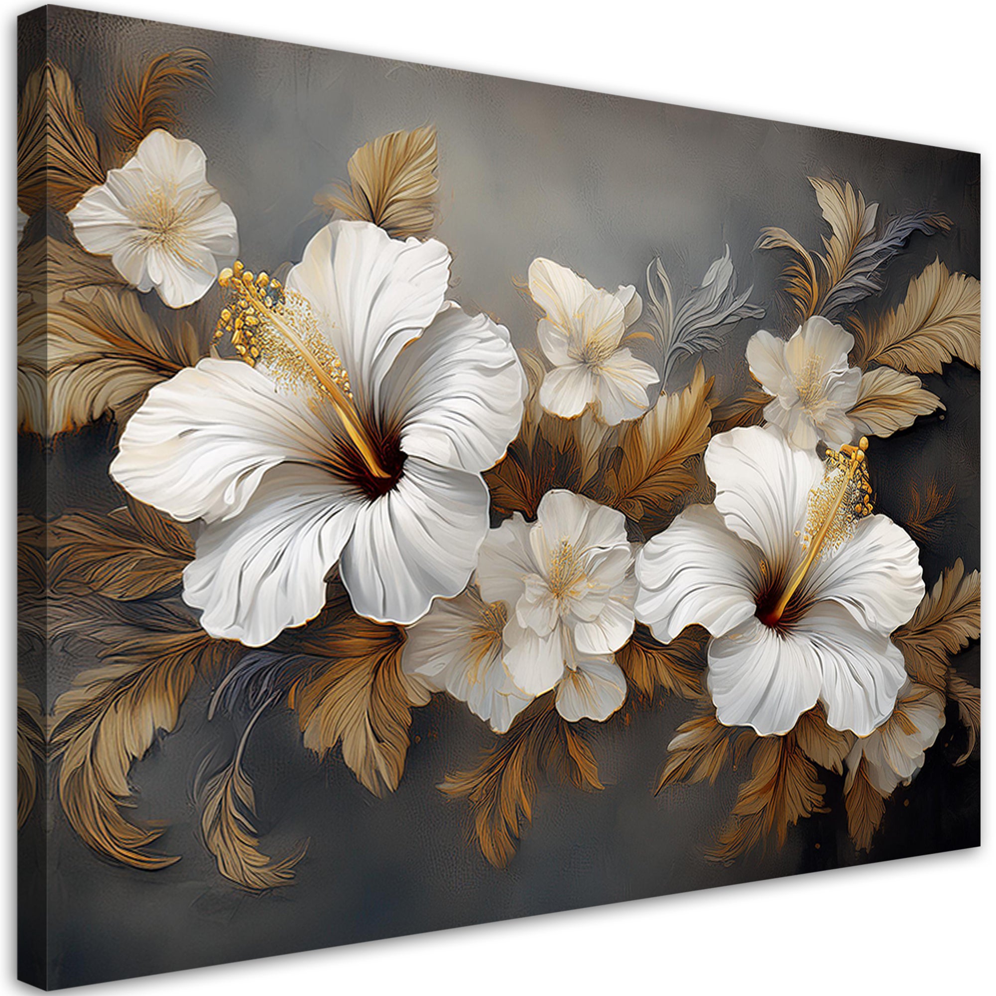 Obraz na płótnie, Hibiskus Kwiat Natura 60x40