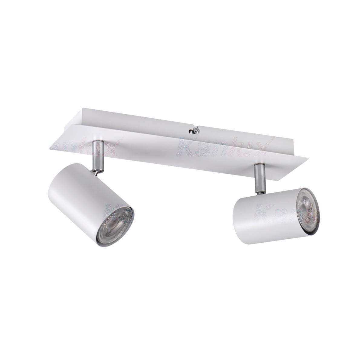 Kinkiet ścienny Evalo biały chromowany 2xGU10x10W wym: 12 x 8 x 29 cm aluminium IP20 Kanlux