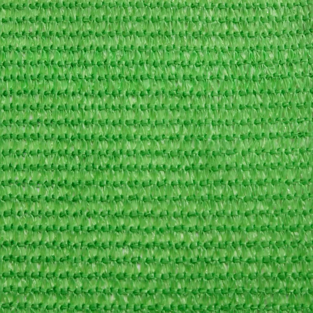 Żagiel przeciwsłoneczny 160 g/m² Jasnozielony 4 x 7 m HDPE