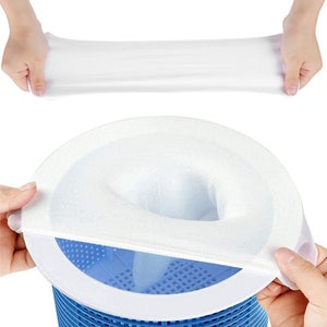 Accessoire Entretien Piscine Duraol Panier Skimmer Piscine - 12cm Diamètre - 8cm Hauteur - Gris - Filtration Crépine Piscine Grise