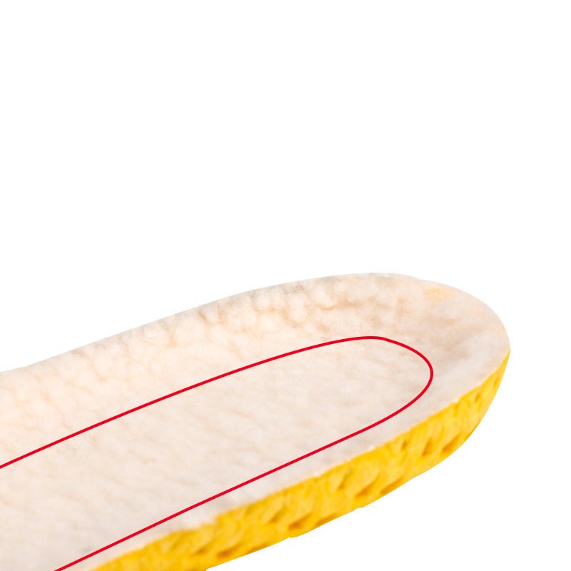 Semelles Intérieures En Laine De Mouton Pour Bottes - Confort Chaud, Taille Universelle - Couleur Beige, Pour Hommes/femmes