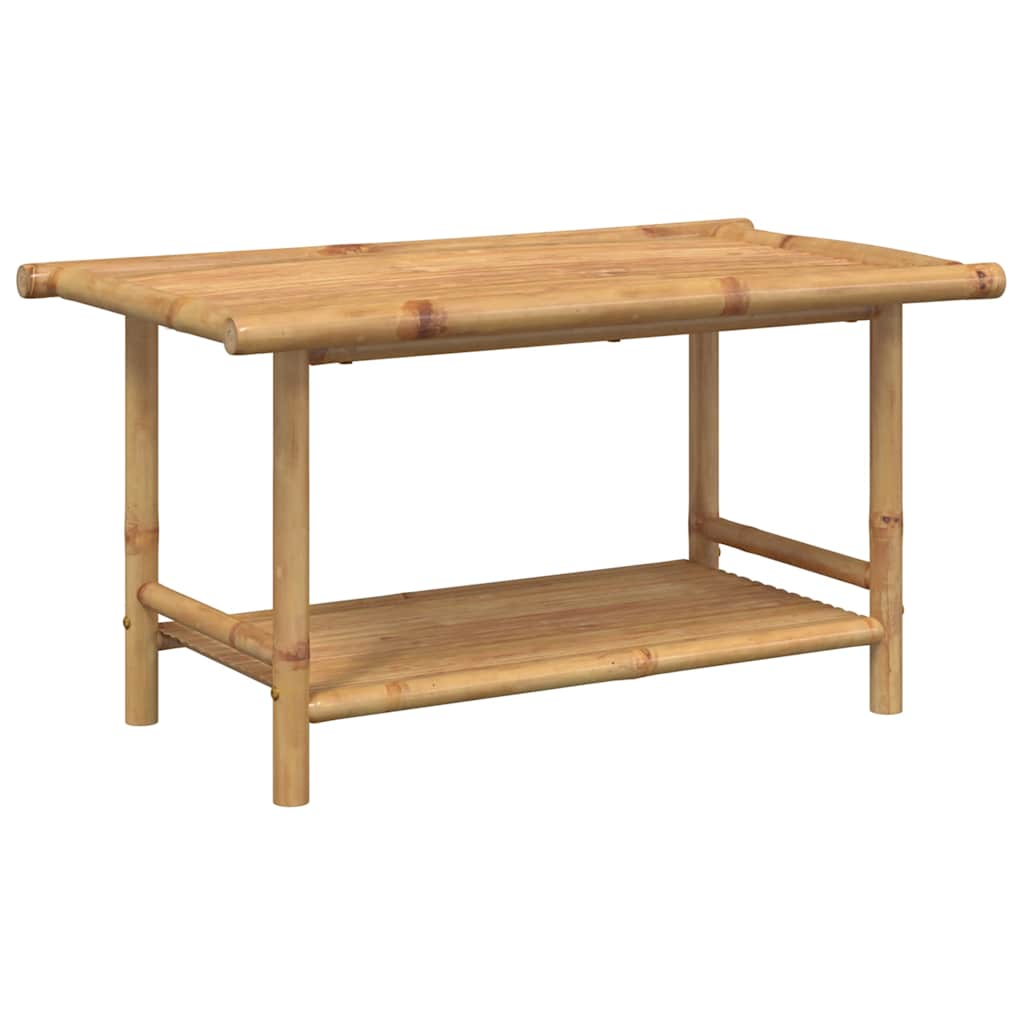 Table basse 90x50x45 cm bambou vidaXL - 2