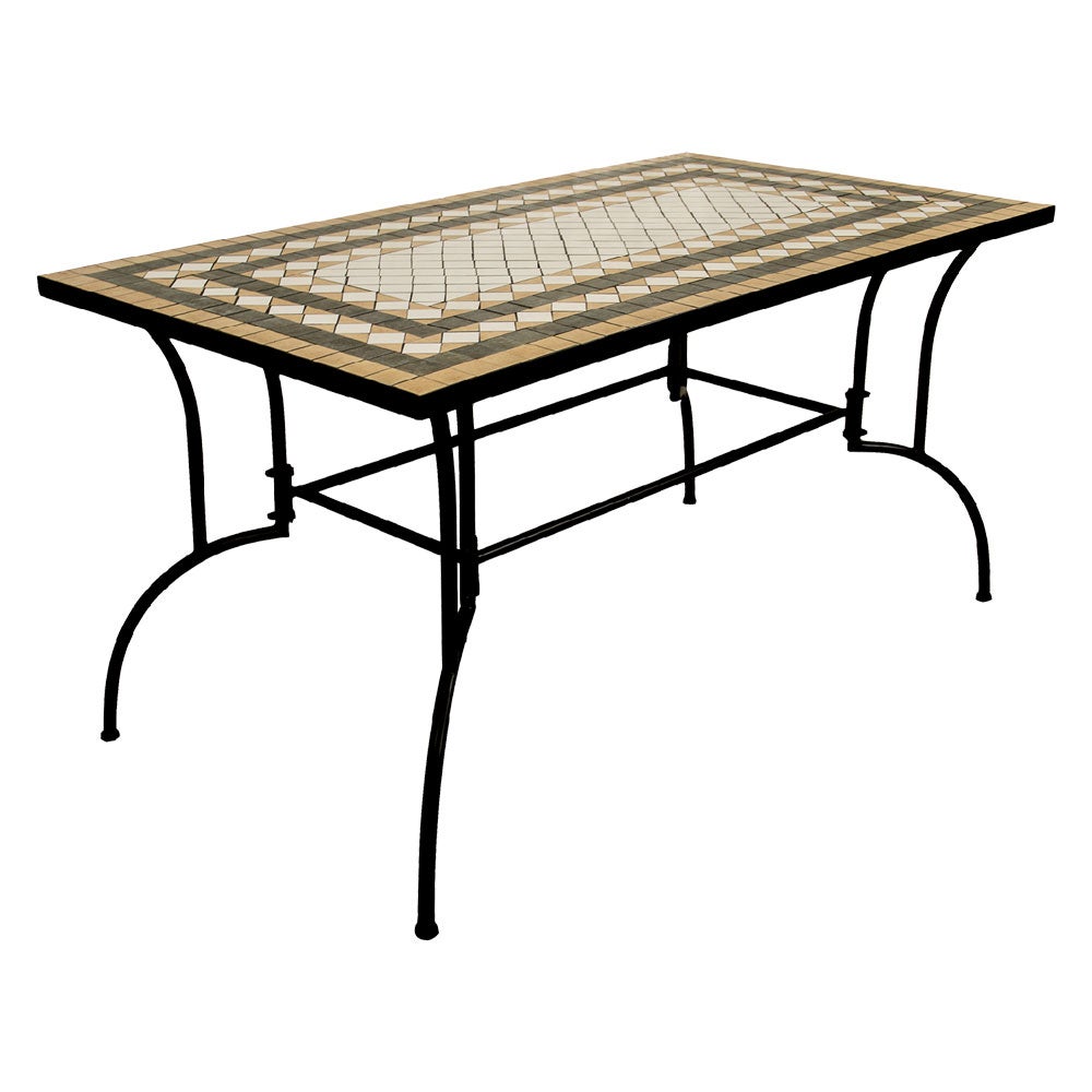 TABLE DE DÉCORATION MOSAÏQUE 'CLASSIC I' 150 x 80 x h.73 cm - 3