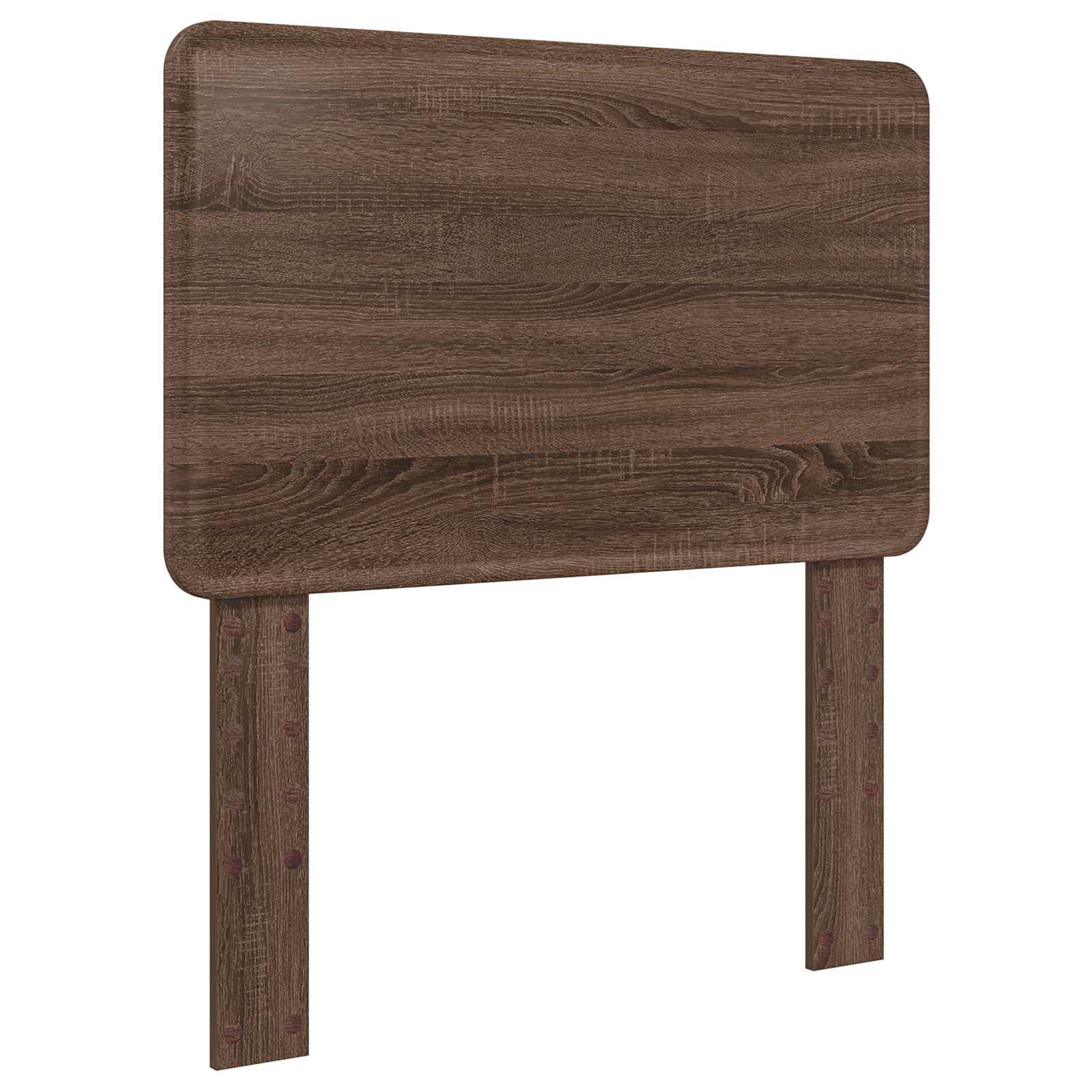Lit coffre chêne brun 75 x 190 cm panneau de bois - 7