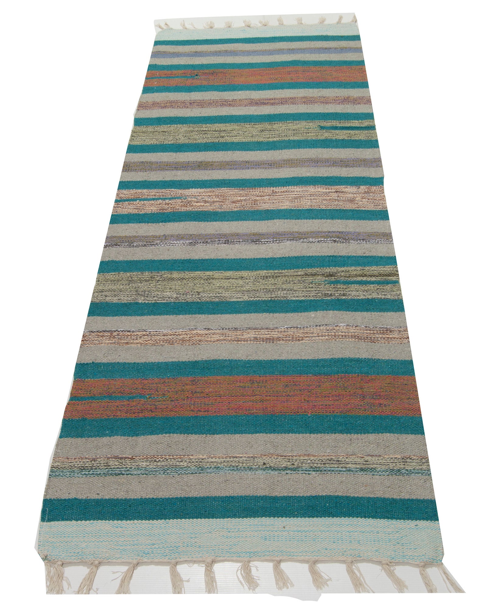 Oryginalny ręcznie tkany kilim/dywan z certyfikatem autentyczności 200x60cm GALLERIAFARAH1970