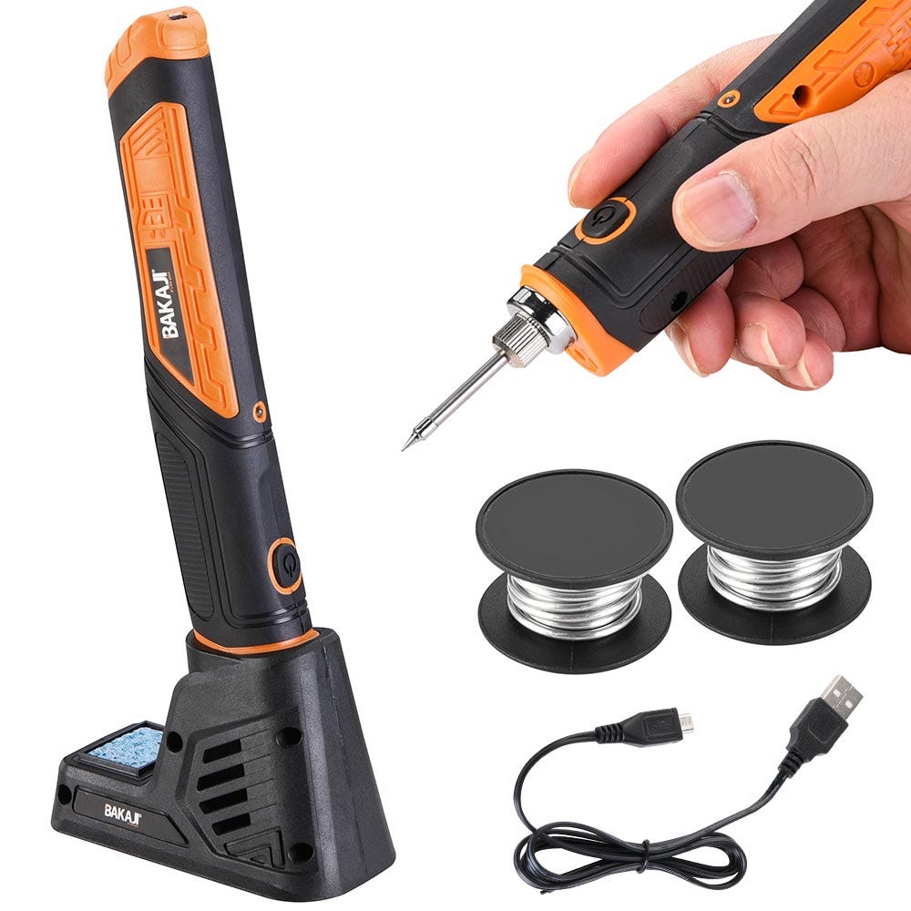 Saldatore USB JCD mini piccolo set di saldatori portatile per uso domestico interfaccia di tipo C batteria da 800 mAh Temperatura regolabile 1420 Saldatore USB JCD mini piccolo set di saldatori portatile per uso domestico interfaccia di tipo C batteria da 800 mAh Temperatura regolabile 1420
