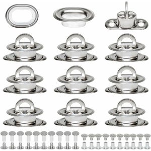 Relaxdays Lot De 50 Sardines Tente Piquets Ancrage Sol - Acier 15 Cm, Argenté