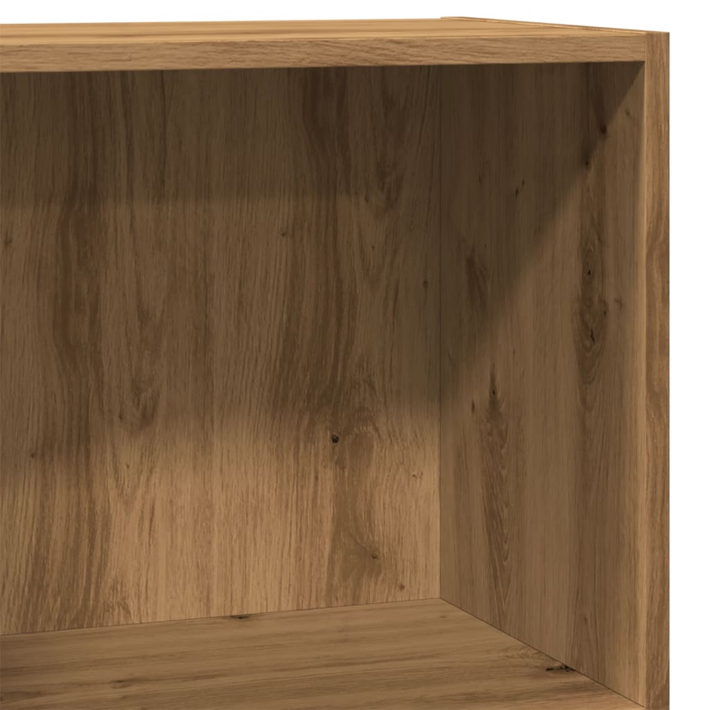 Bibliothèque pour Séjour en Bois Marron H. 24 x l. 40 x P. 24 cm - 7