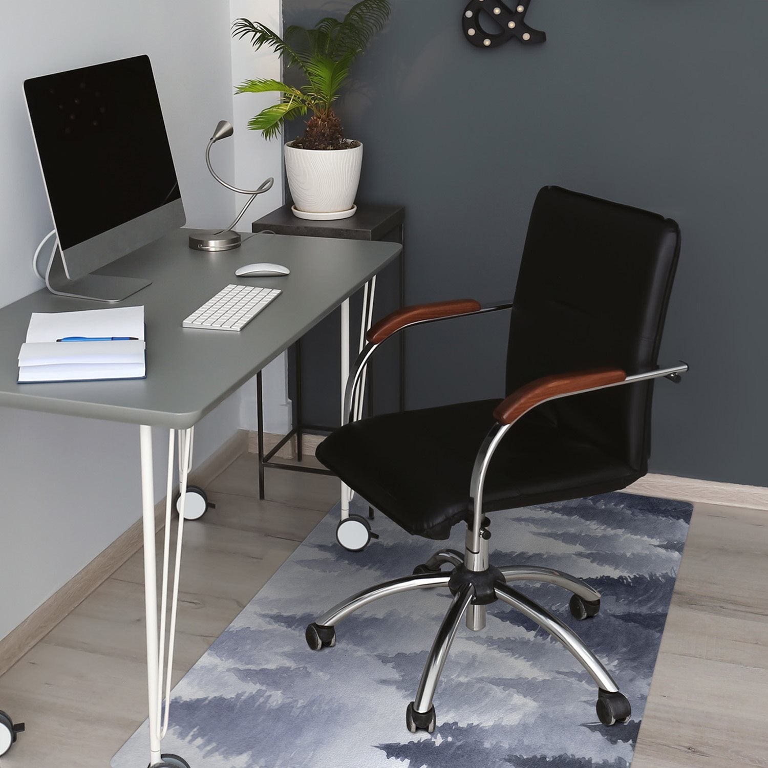 Mata pod krzesło, mata ochronna pod krzesło obrotowe Cukierki 120x90 cm biurowa – Tulup - 4