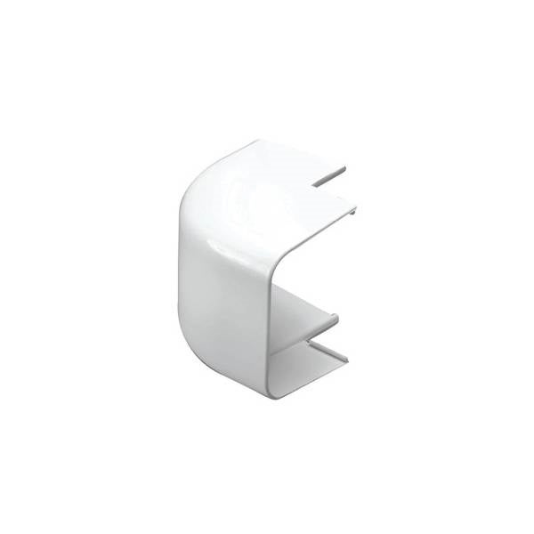 Coude extérieur 90° pour goulotte mm 80x60 - blanc