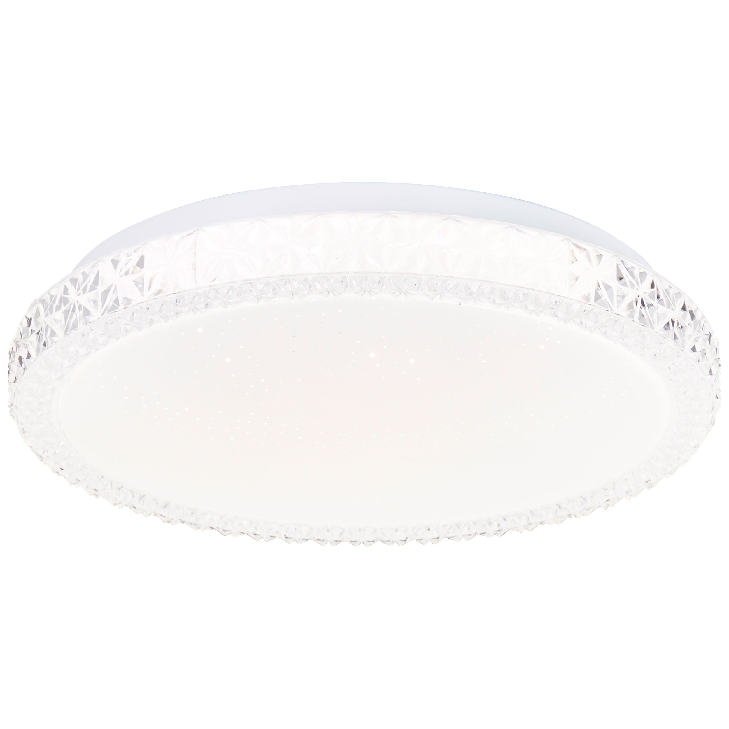 Brilliant lampa Dasie sufitowa LED 29,5cm metal biały/szkło biały 12 W LED zintegrowana - 3