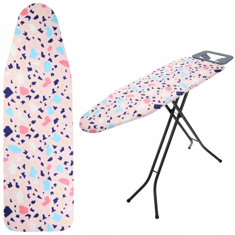 POKROWIEC NA DESKĘ DO PRASOWANIA DESKI PODKŁAD 140x50 cm ODPORNY RÓŻOWY