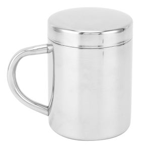Tasse à Café Portable En Acier Miroir Debout - Tasse Voyage Neuve - Finition Brillante
