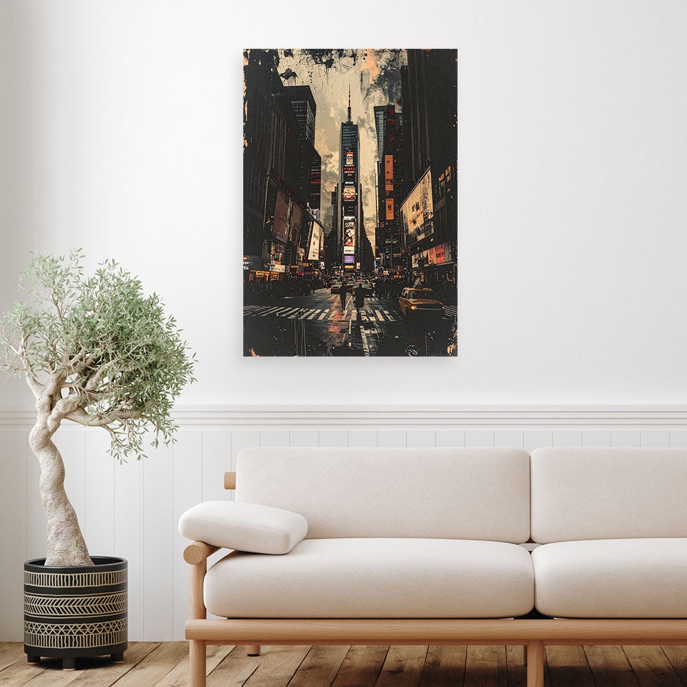 Obraz do salonu sypialni biura hotelu, Nowy Jork Times Square 80x120 - 2