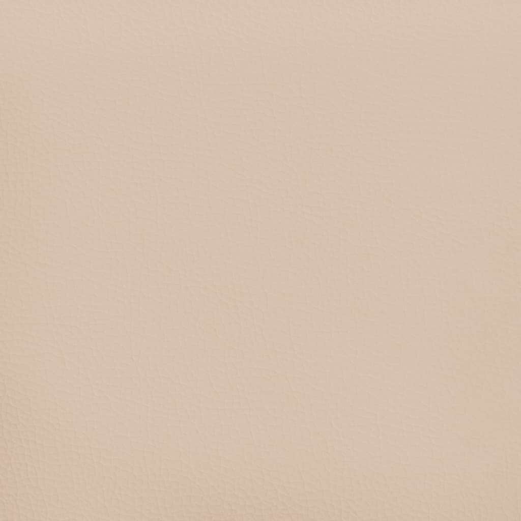 Cadre de lit avec tête de lit sans matelas cappuccino 180 x 200 cm - 8
