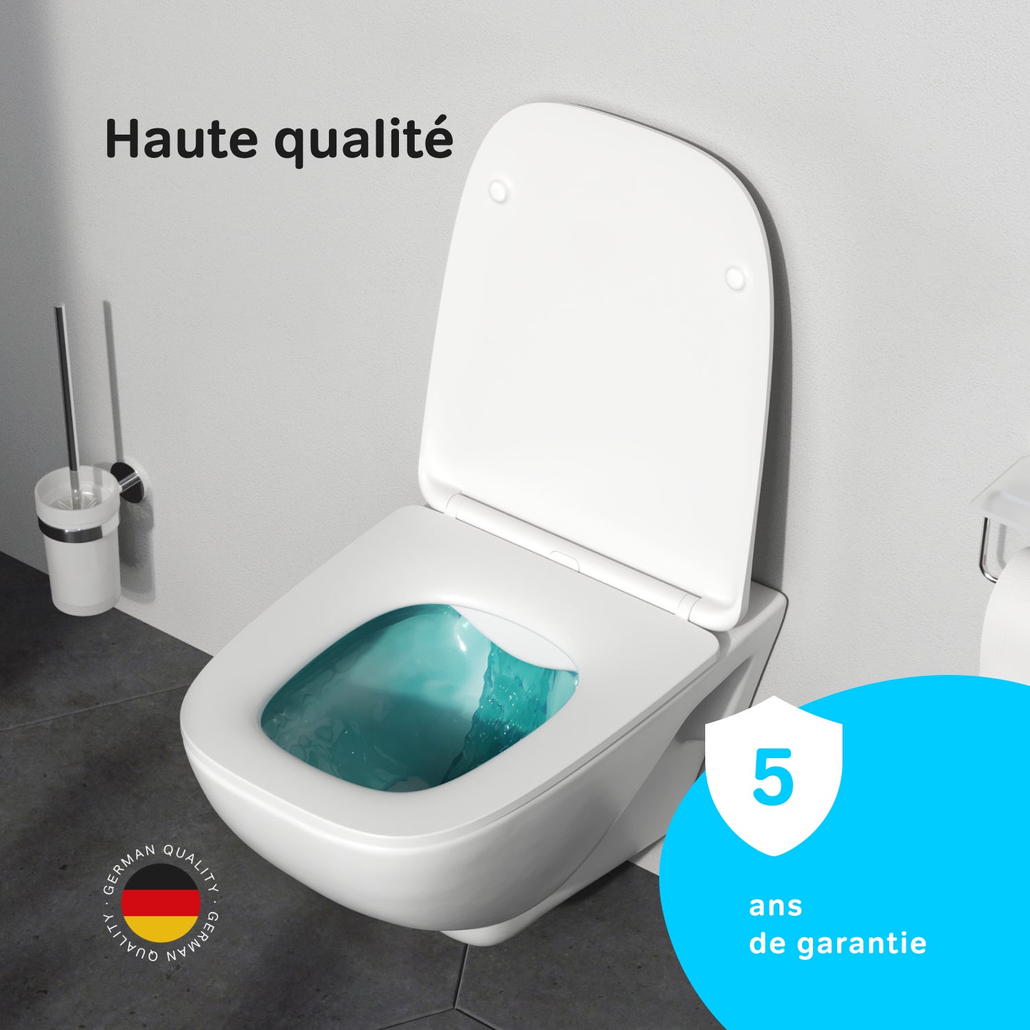 Pack WC : WC suspendu + bâti-support + plaque de déclenchement IIS90151.XA1700 AM.PM - 8
