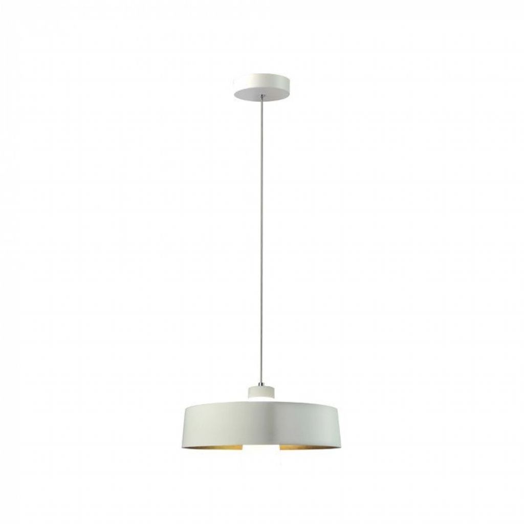 Żyrandol LED z metalową misą 7W, biały 3000K